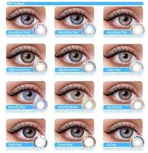 Wholesale Colored Prescription Contact Lens Fresh lady Blue Grey Color Contact Lenses from china suppliers