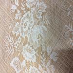 150cm * 300cm 2017 New Fashion Bridal Eyelash Lace Fabric in Ivory color