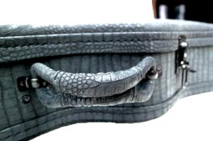 Wholesale Music Instrument Wooden Guitar Case Colorful Fabric For Acoustic Guitar Case from china suppliers
