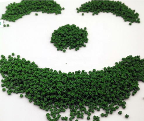 Hollow Shape UV Cut 20 MPA Artificial Grass Rubber Granules