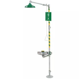 Wholesale Foot Pedal Lab Fittings Eye Shower Emergency Shower And Eyewash Station 11.4L/Min from china suppliers