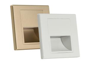 Wholesale LED Recessed Wall Mount Light Socket 1.5 Watt White Golden from china suppliers