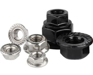 Wholesale Stainless Steel Flange Nut General Industry M4 M5 M6 M8 M10 M12 Black Yellow Hexagonal from china suppliers