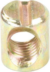 Wholesale Carbon Steel Furniture Insert Nut Yellow Galvanized Finished For Wardrobe / Cabinet from china suppliers