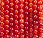 Red Agate 8mm Natural Carnelian Gemstone Round Beads For Party Jewelry