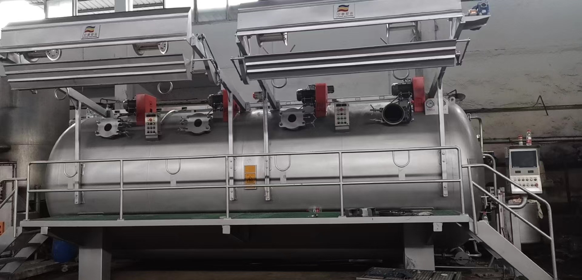 Wholesale HTHP SUS 316L Low Consumption Overflow Fabric Dyeing Machine from china suppliers