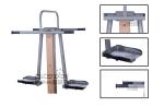 china outdoor park gym equipment park wood double pendulum