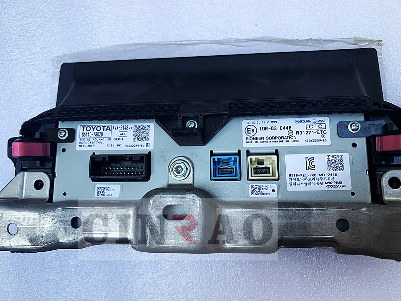 Toyota Lexus NX 86110-78020 AVX-2148 Display Screen Assembly Car GPS Navi Replacement