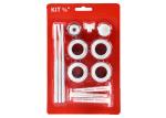 Apartment 13 Element 3/4'' Radiator Kits With 3 Anchors 3 Dowels White 9010