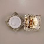 30g 50g Acrylic Gold Cream Jar for Skincare Cream Plastic Jar Eco-friendly and