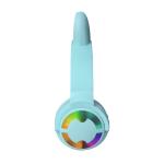 RGB Cute Cat Ears Noise Cancelling Bluetooth Headphones With Microphone Kid