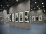 Luxury Wooden finished Flexible Soundproof Partition Wall For Exhibition