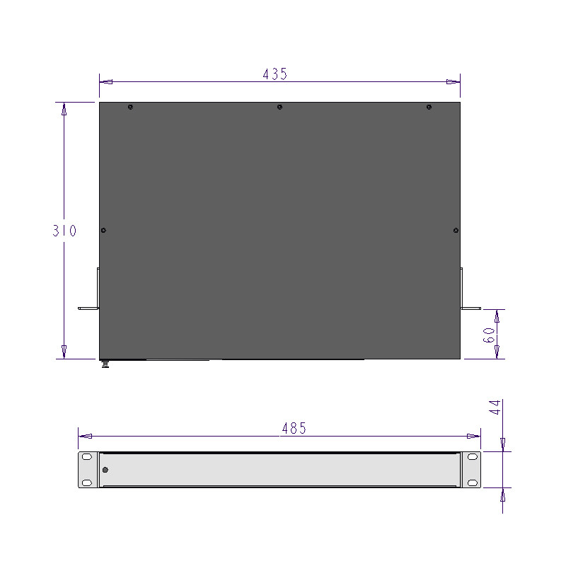 12 Cores Fiber Patch Panel
