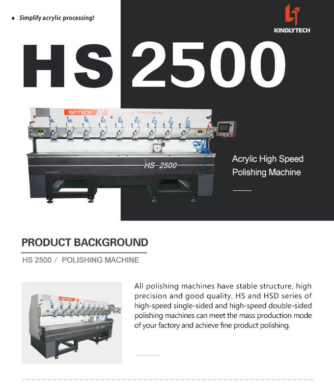 CE 60hz 2.5m Long Acrylic Edge Polishing Machine Automatic