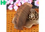 High - End Hairdressing Wooden Beard Comb Anti - Static Solid Wood Carving Mushu