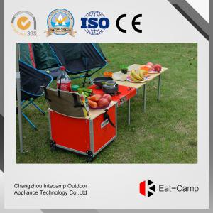 China Fire Windproof Pre - Coating Folding Camp Stool With Folding Table And Chairs on sale