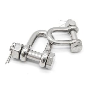 Wholesale Straight Ss304 Ss316 Heavy Duty D Ring Shackle from china suppliers