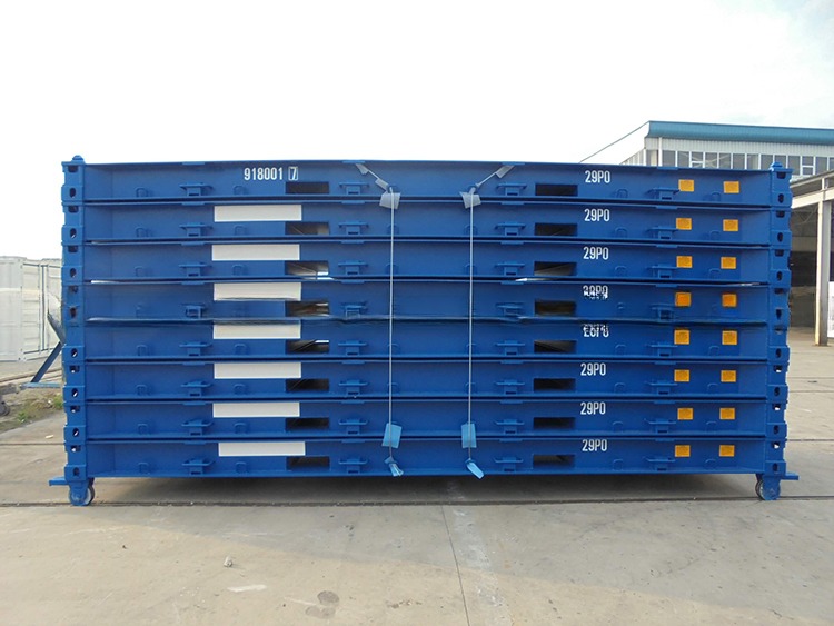 20ft Heavy-Duty Steel Floor Shipping Container Platform for Maximum Payload 45000kg and 30 cbm Capacity