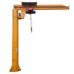 180 Degree Rotating 2.5T Swing Jib Crane Lifting Speed 5.6m/Min CE Certificate