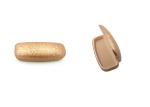 Golden Soccer Line Optical Glasses Case Bright Leather Reading Glasses Case