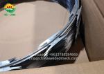 Stainless Steel Flexible Galvanized Crossed Concertina Razor Wire Coiled For