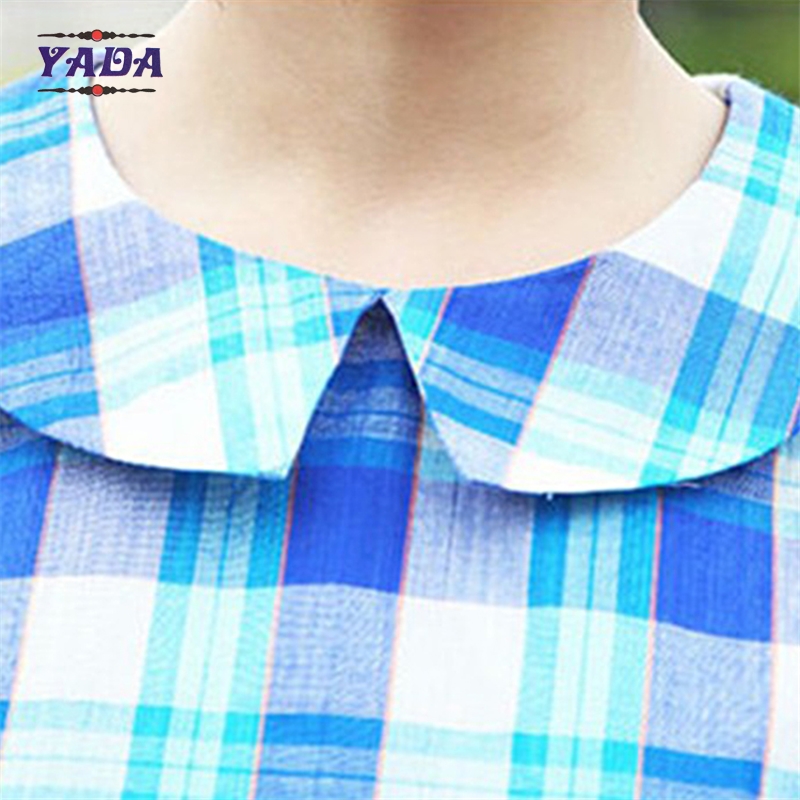Elegant colorful check ladies simple dress China wholesale clothing with high quality