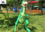 Outdoor Indoor Cartoon Dinosaur Fiberglass Statues For Amusement Park Decoration