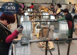 Wholesale Anti Rust 304 Stainless Steel Razor Wire BTO22 Type 500mm Coil Diameter from china suppliers