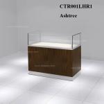 Different wood veneer Jewellery display showcase furniture