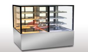 Wholesale Cold &amp; Warm 2 In 1 Food Display Showcase 3 Shelves Distance &amp; Angle Adjustable from china suppliers