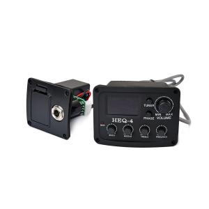 Wholesale 5 Band Electric Guitar Equalizer EQ Pickup Digital Procedding Tuner from china suppliers
