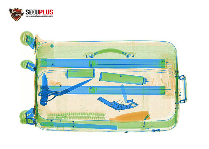 500GB Storage 38mm Steel Airport X Ray Inspection System