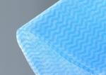 Foodservice Kitchen Cleaning Wipes Multipurpose Blue Color Economical Low Lint