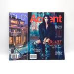 Pantone Color A4 Art Paper Perfect Bound Magazine Printing