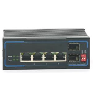 Wholesale Full Gigabit Layer 2 Managed Industrial Ethernet Switch 4POE + 2SFP Port from china suppliers