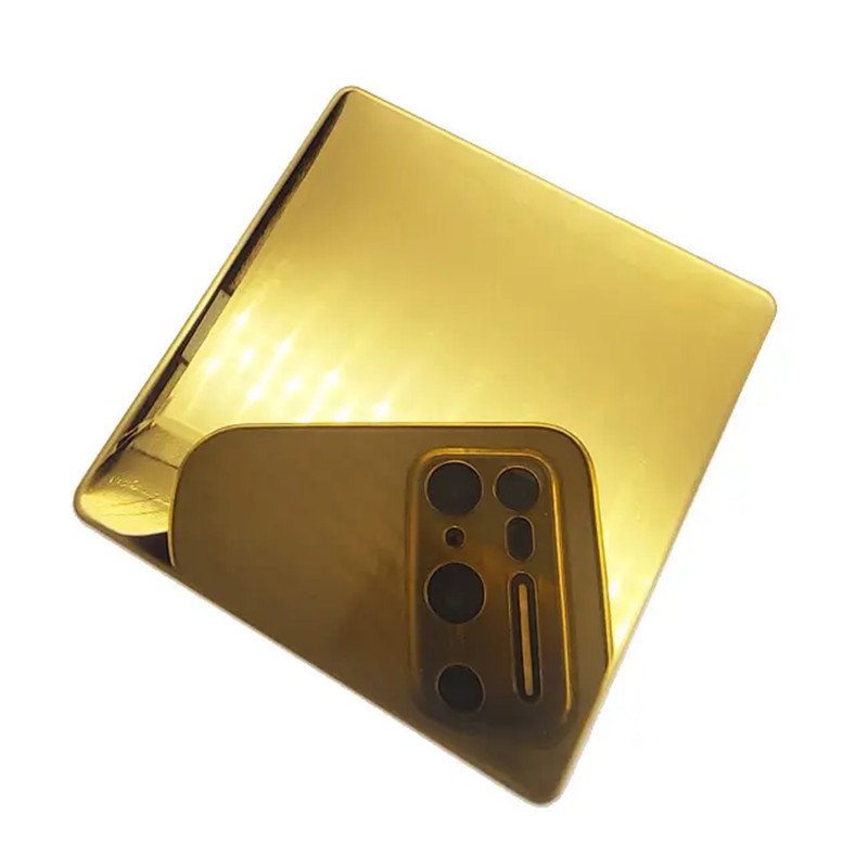 0.03mm Mirror Stainless Steel Sheet Titanium Gold 4x8 Black Color 201 304 316