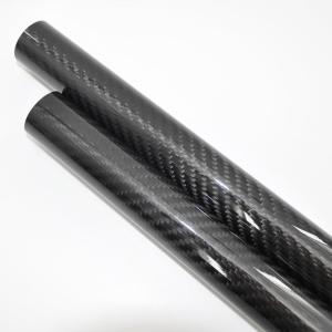 Wholesale Low Weight 3K Carbon Fiber Roll Wrapped Twill Tube ~ 3&quot; ID x 72&quot;, Gloss Finish from china suppliers