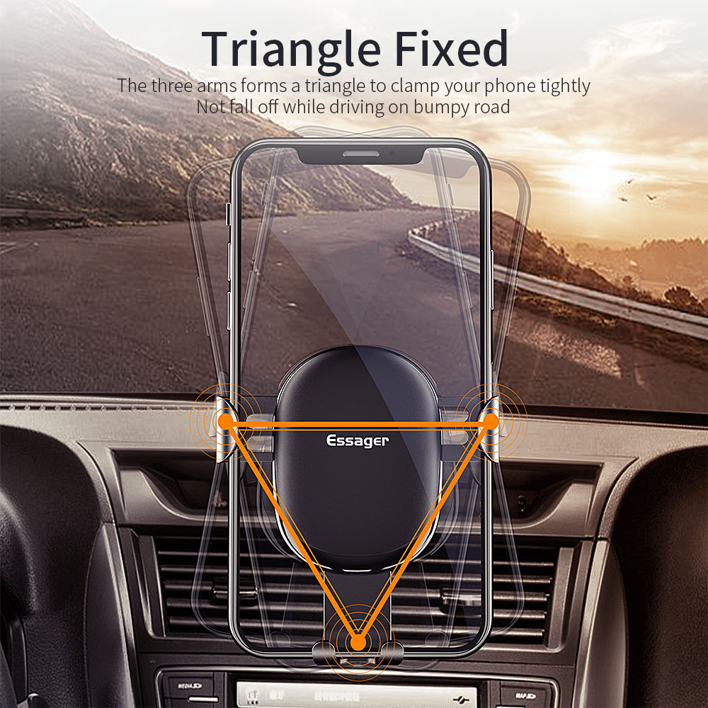 Adjustable Suction Car Phone Holder Universal for 4.5-6.5 inches Mobile Phone
