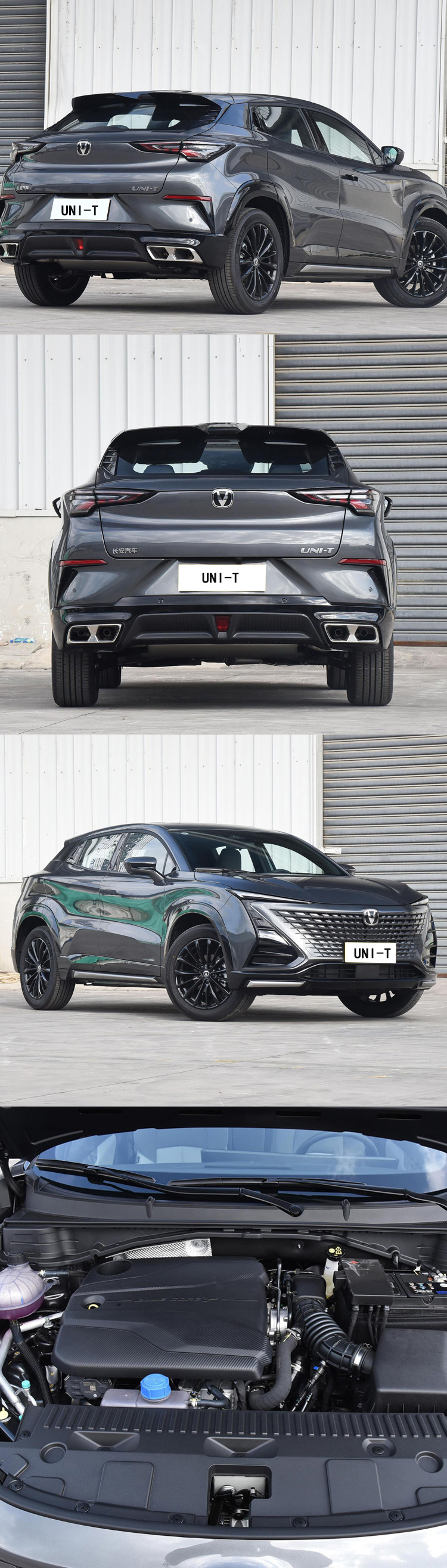 2023 Auto Sport Car 5 Seats Midsize 4wd SUV Vehicle Changan Uni-T 2.0 Flagship