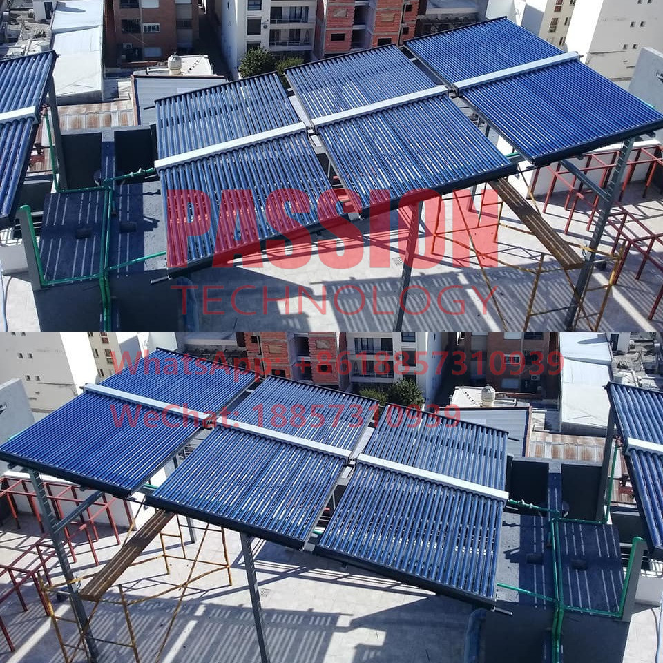 60tubes Non Pressure Solar Collector Glass Tube Hotel Hot Water Heater 3000L