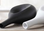 Hotel / House Polyresin Decoration Crafts , Desk Ornament Polished Vases