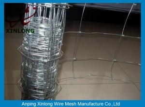 Wholesale Hot Dip Galvanized Field Fence Rectangle Hole Shape For Livestock Protection from china suppliers