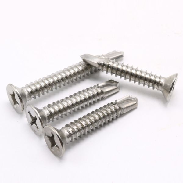 Fat Countersunk Head Self Tapping Wood Screws Self Drilling Screws