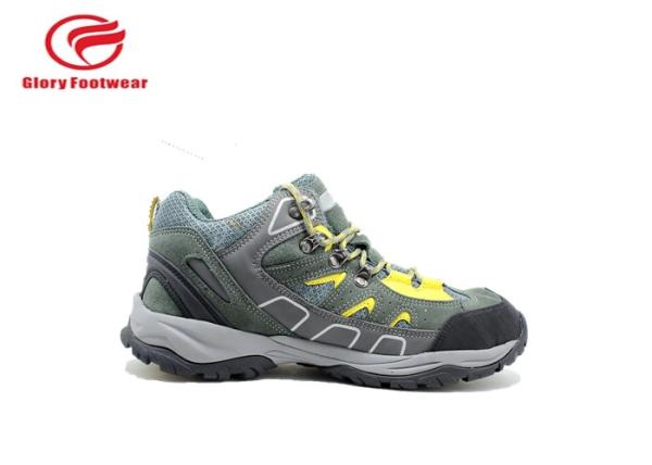 Cemented Grey Lightweight Steel Toe Boots , Sports Lightweight Steel Toe Cap