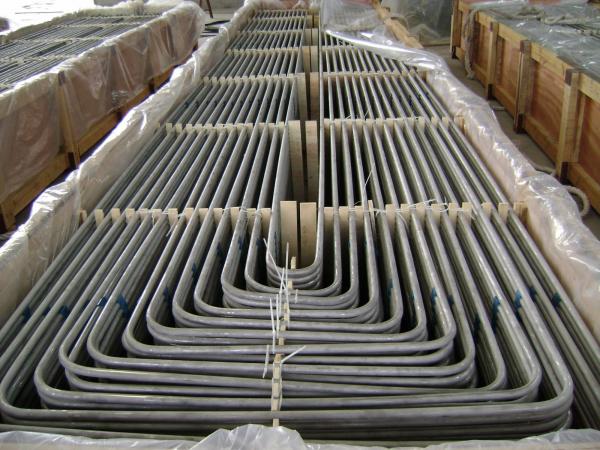 Quality Stainless Steel U Bend Tube ASME B163 B677 N8904 / 904L Pickled and Annealed & Plain End for sale