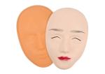 3D Eyebrow Lip Microblading Silicone Practice Skin Makeup Mannequin Head Tattoo