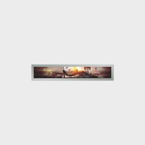 Wholesale 16.3 Inch Bar Type Taxi Advertising Display 1920*285 LVDS 800nits from china suppliers