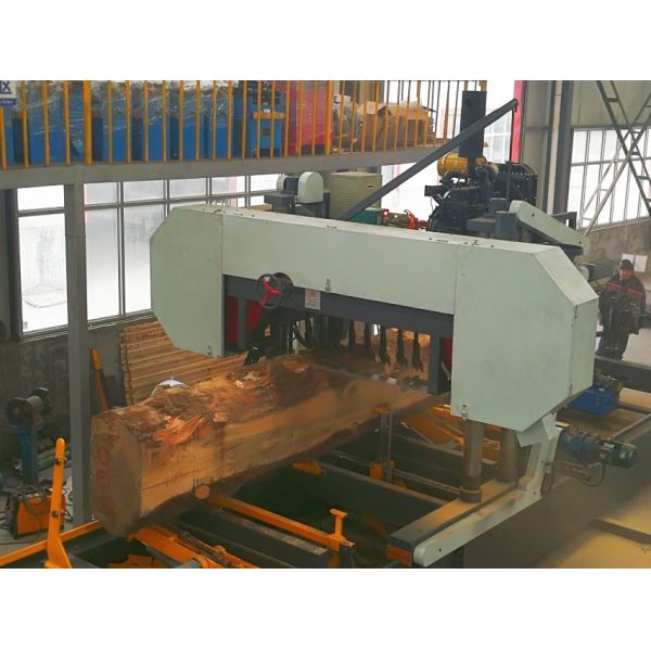 Tree cutting machine price Hydraulic Sawmill, Automatic Big Log Sawing bandsaw machines