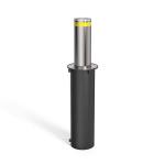 600mm Lifting Height Hydraulic Rising Bollard Multi Color Reflective Stripe OEM