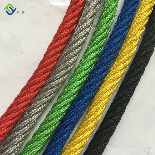 16mm 6 strand PET or PP outdoor combination playground rope for climbing net